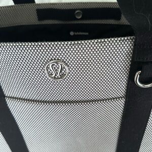 lululemon athletica Gray and Black Tote